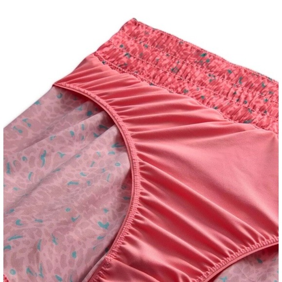 NWT Nike One DriFit Mid Rise 3" Size Small Womens Desert Coral Pink Lined Shorts - Picture 4 of 6